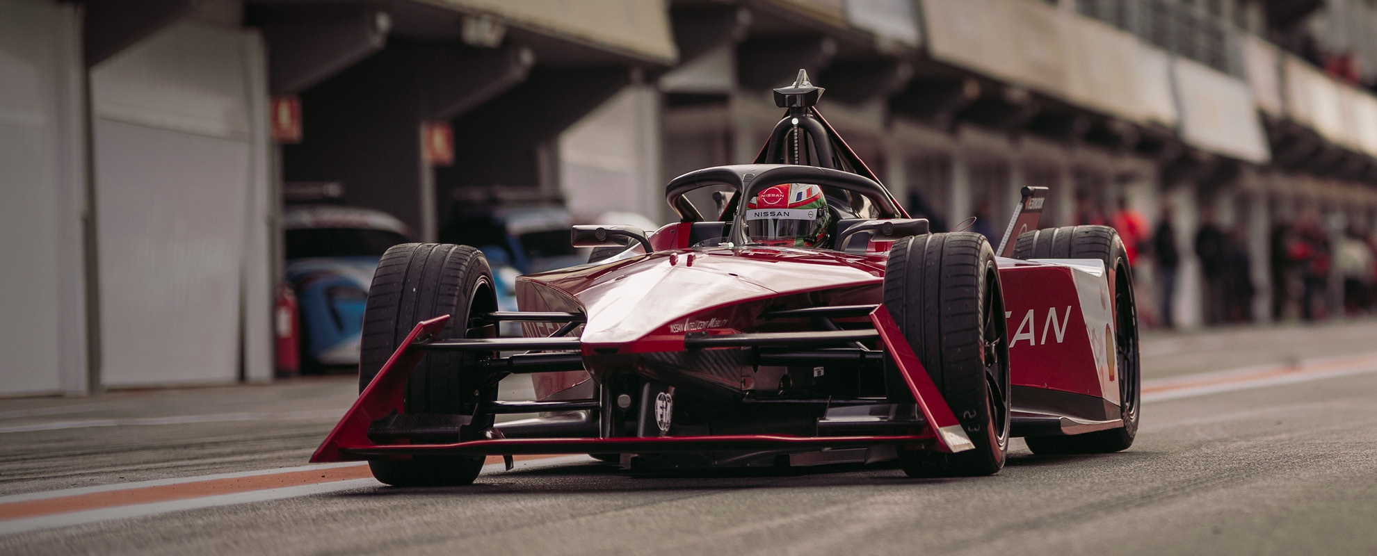 Foemula E car racing
